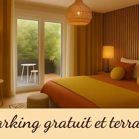 Appartement Petit Cocon Des Rives Proche Stanislas-terrasse & Parking Gratuit Nancy